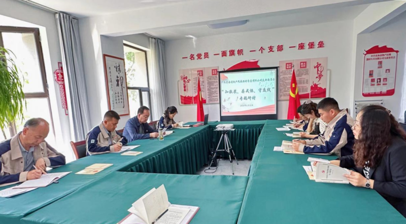民爆公司黨支部開(kāi)展“知敬畏、存戒懼、守底線” 專題研討