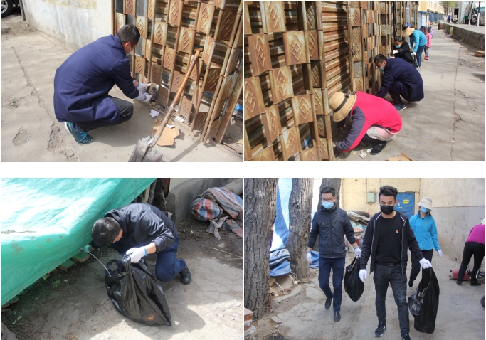 中共青海省第三建筑工程有限公司支部委員會開展“黨旗領(lǐng)航，愛衛(wèi)同行”主題黨日活動
